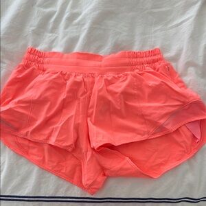Lululemon Athletica Pink Athletic Shorts Lightweight Relaxed Fit